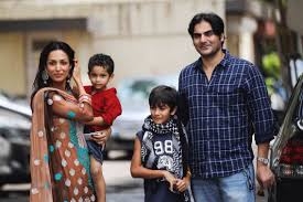 Arbaaz Khan with Ex Wife Malaika and Kids