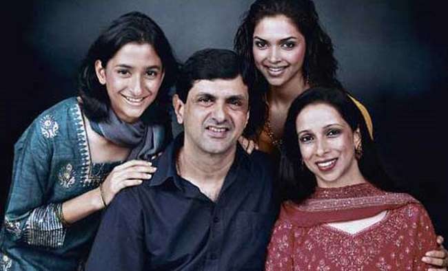 Deepika With family