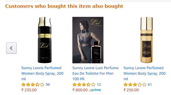 Amazon Lust perfume suggestions