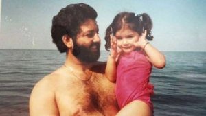 Sunny Leone with her Father