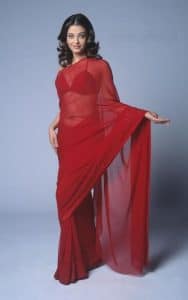 Aishwarya Rai hot in transparent saree