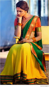 Deepika Padukone in traditional Saree