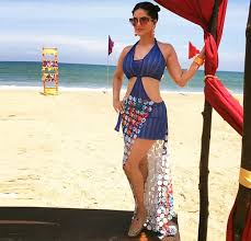 Sunny Leone in beach